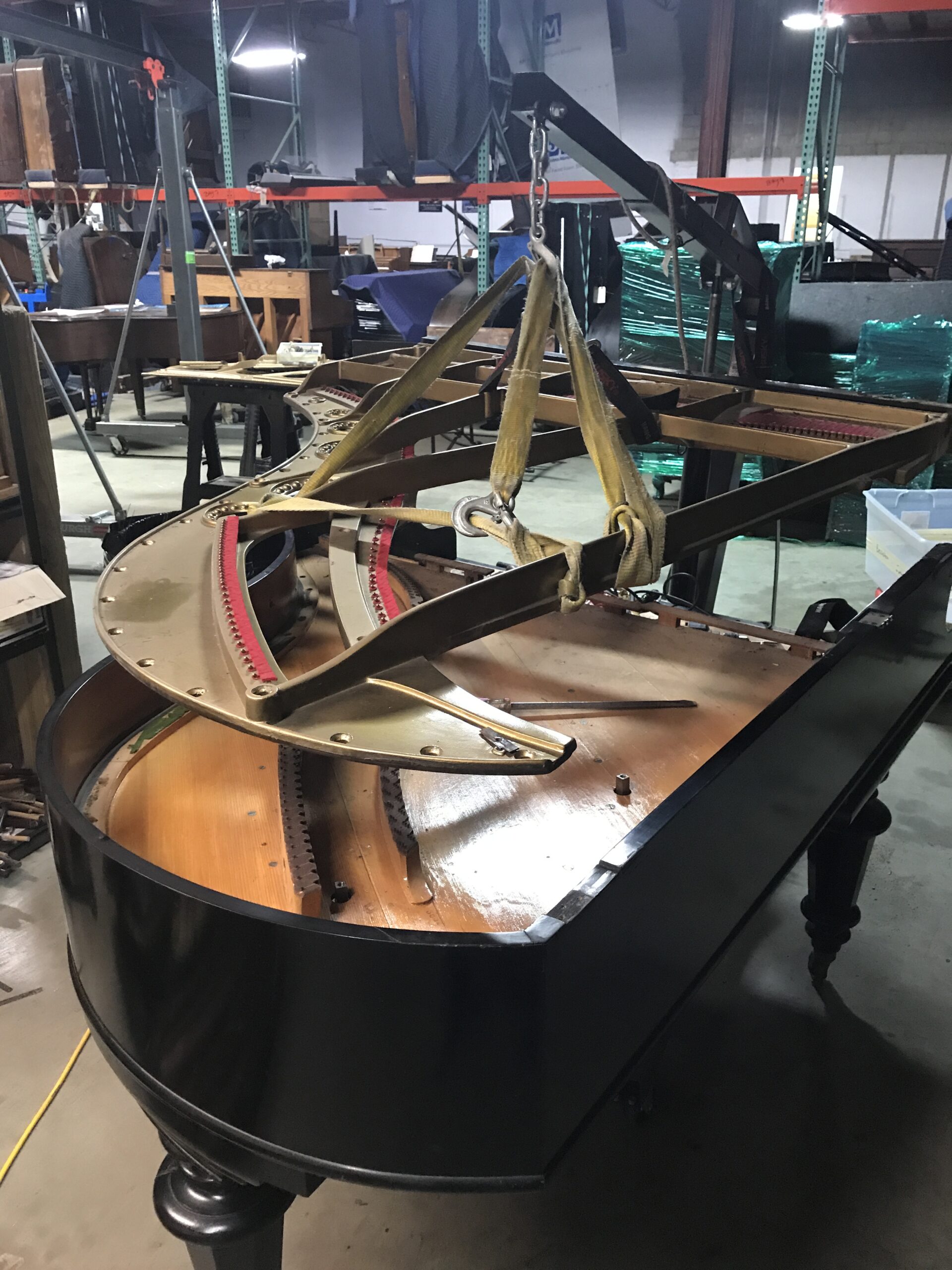 Piano restoration workshop