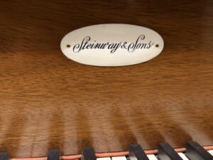 Art case steinway with Ivory plaque