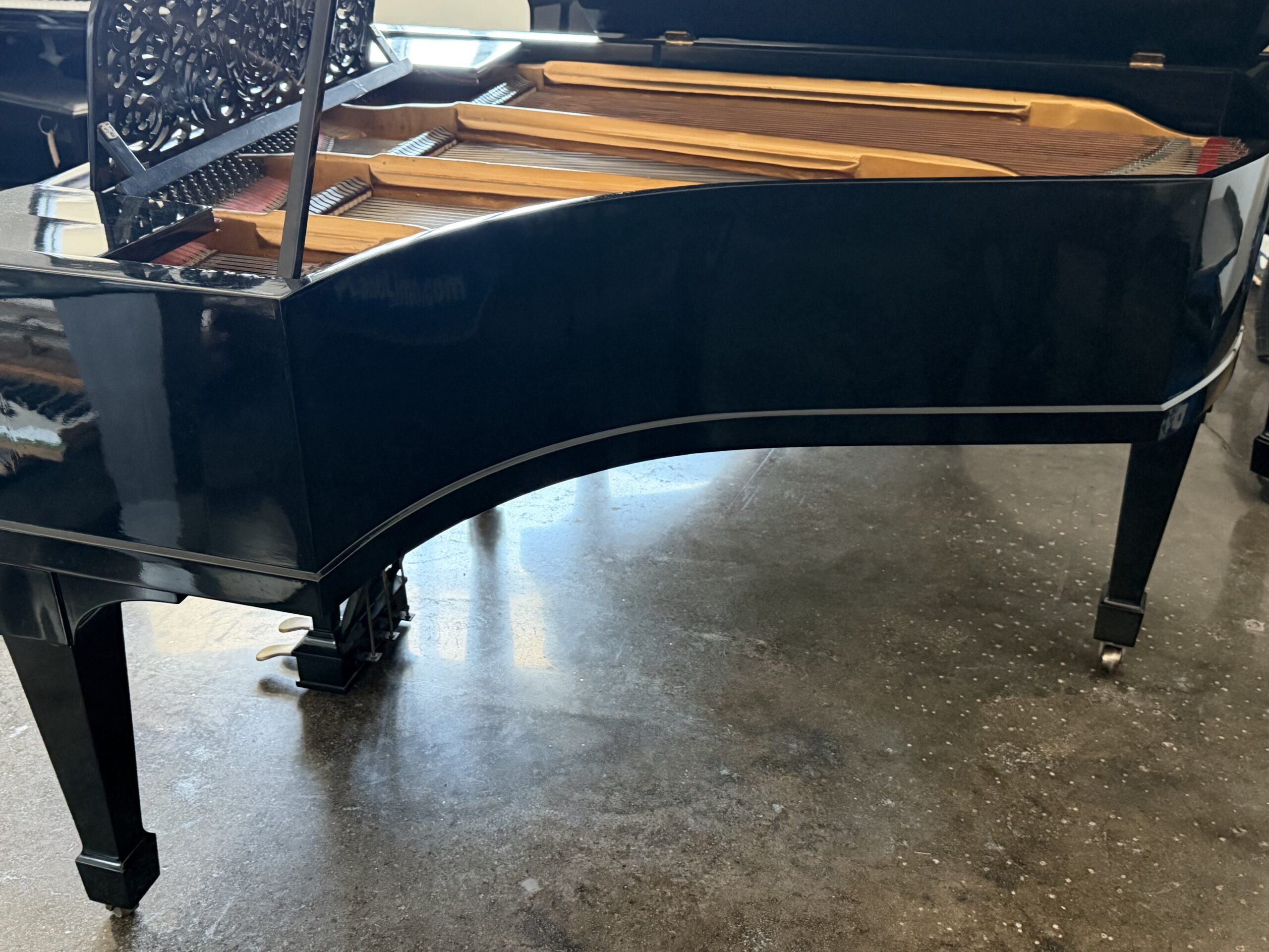 A Julius Feurich Leipzig Grand Piano, Completely Refurbished, C. 1890's. Played By Leonard Bernstein! - Image 5