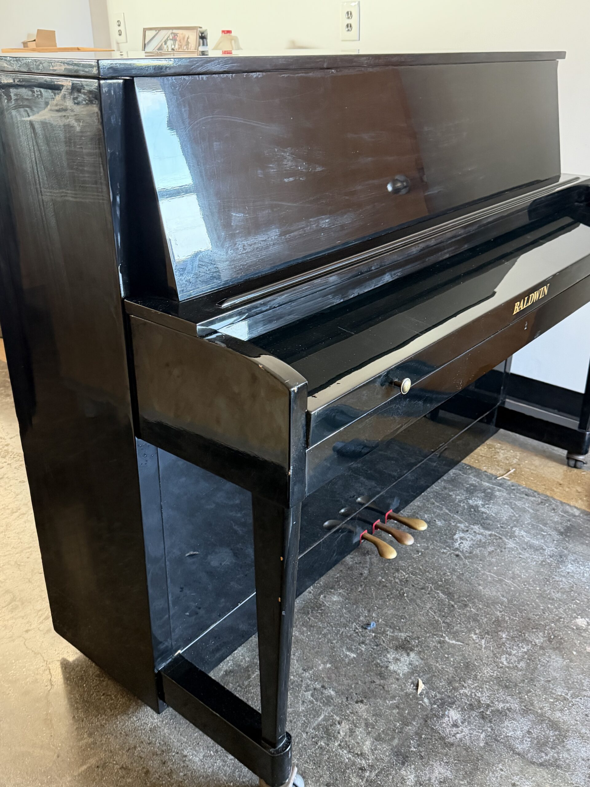 Baldwin Studio Upright Piano 309104 - Image 8