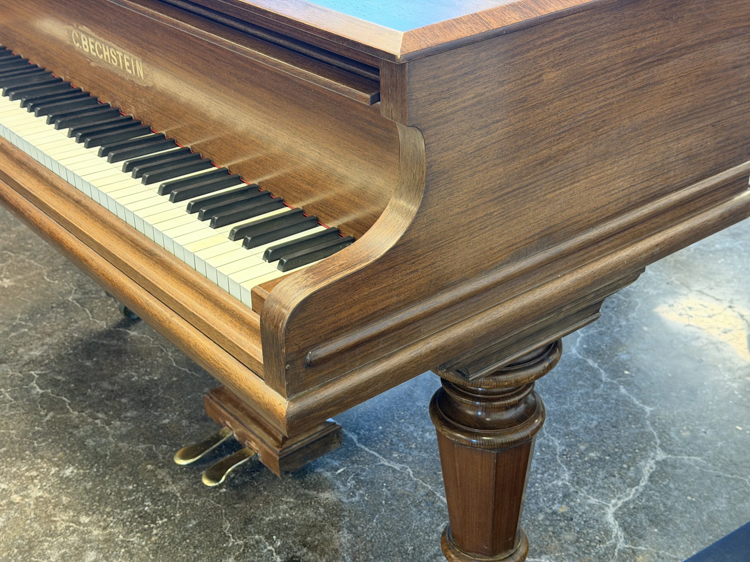 C. Bechstein Grand piano cherry wood 90440 - Image 3