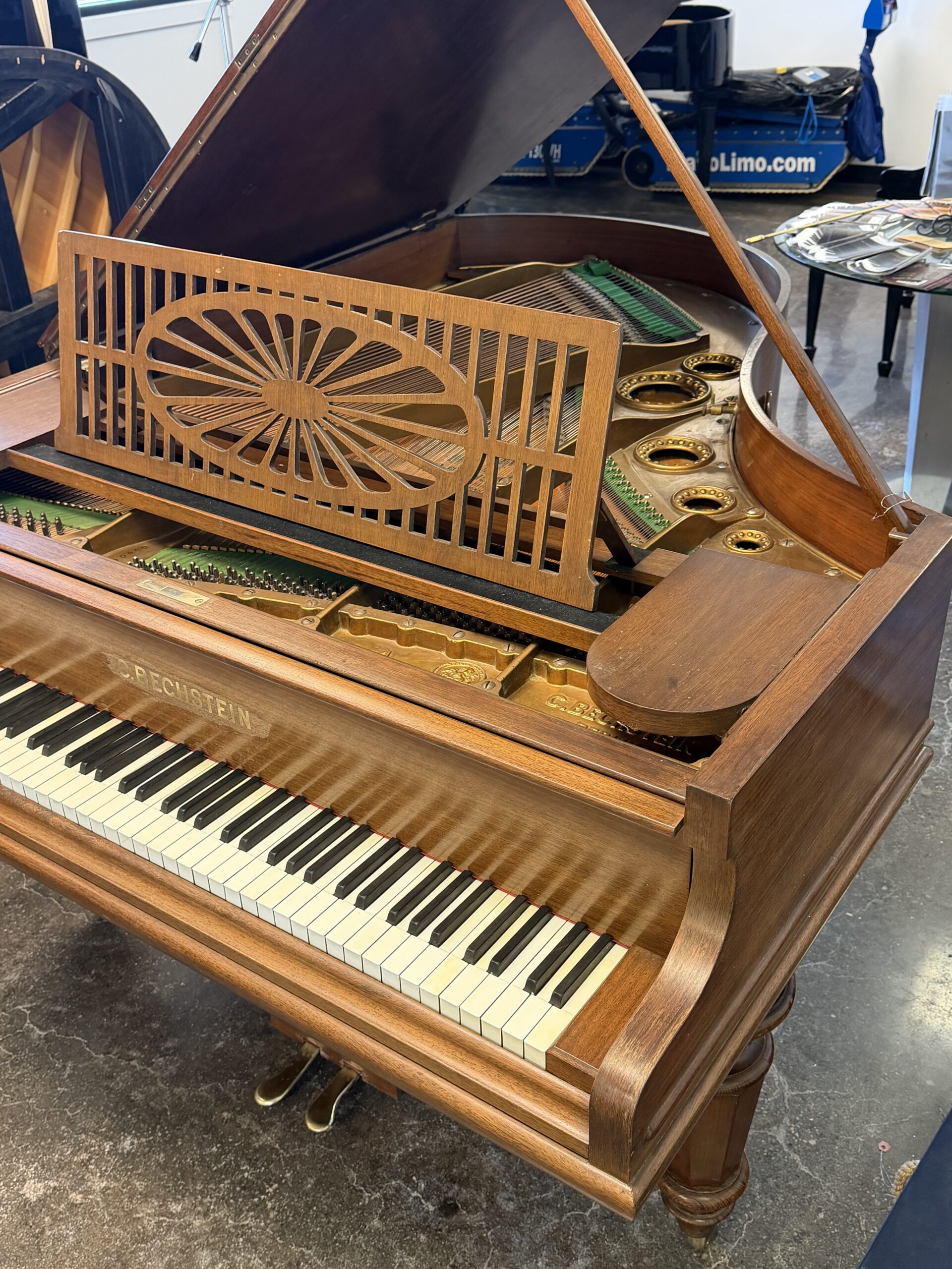 C. Bechstein Grand piano cherry wood 90440 - Image 6