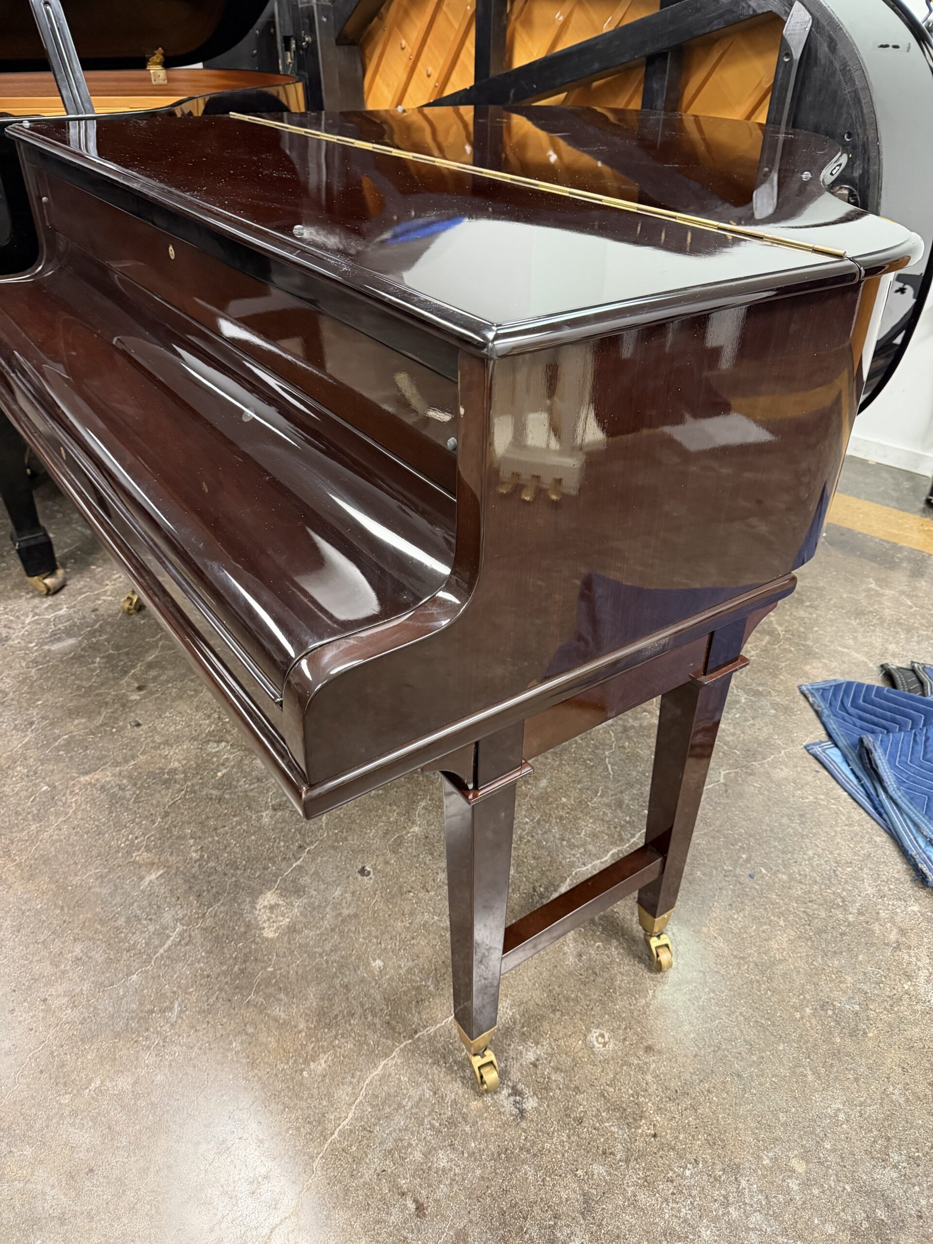 John Broadwood Antique Restored baby grand piano - Image 2