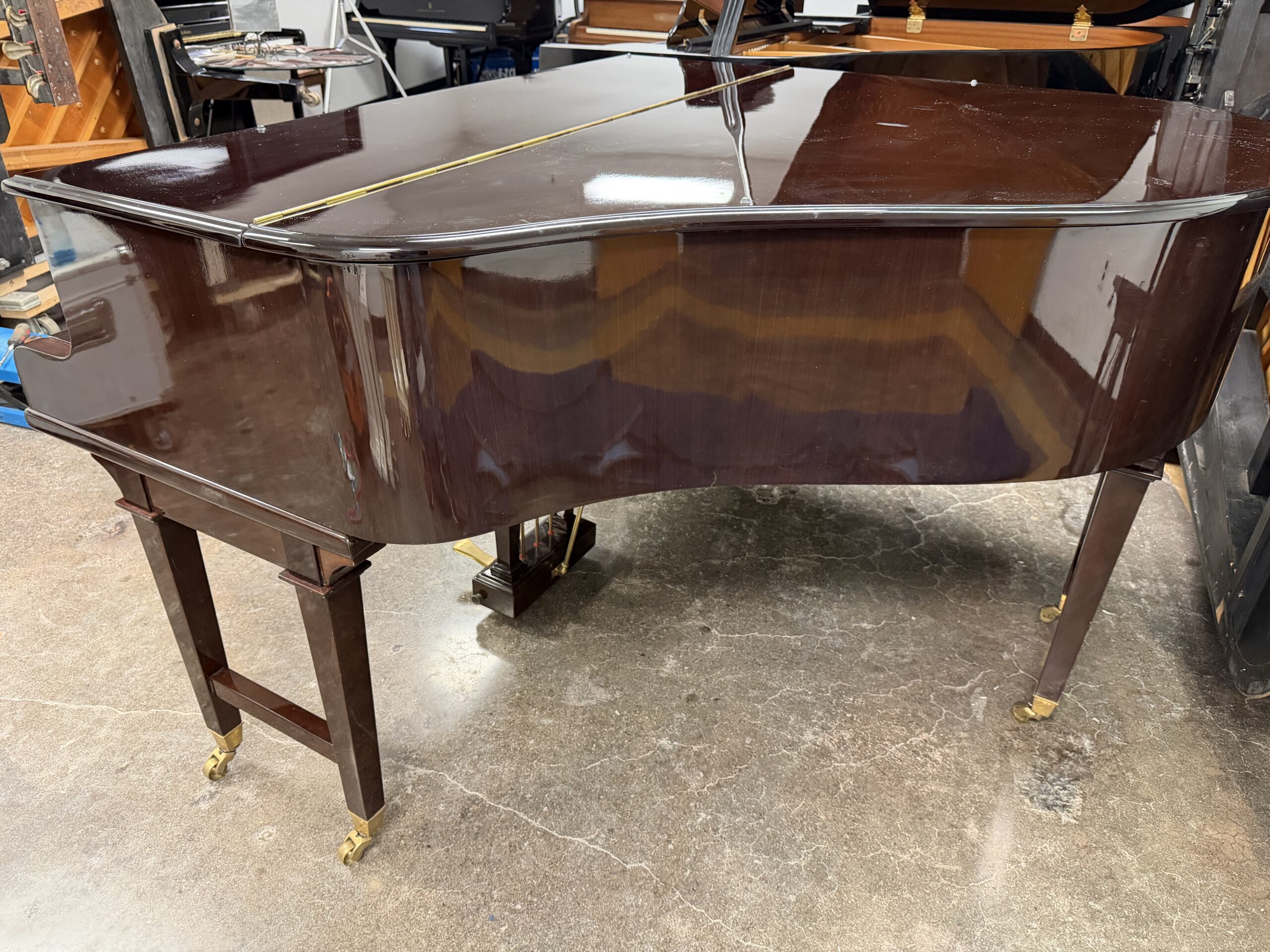 John Broadwood Antique Restored baby grand piano - Image 3