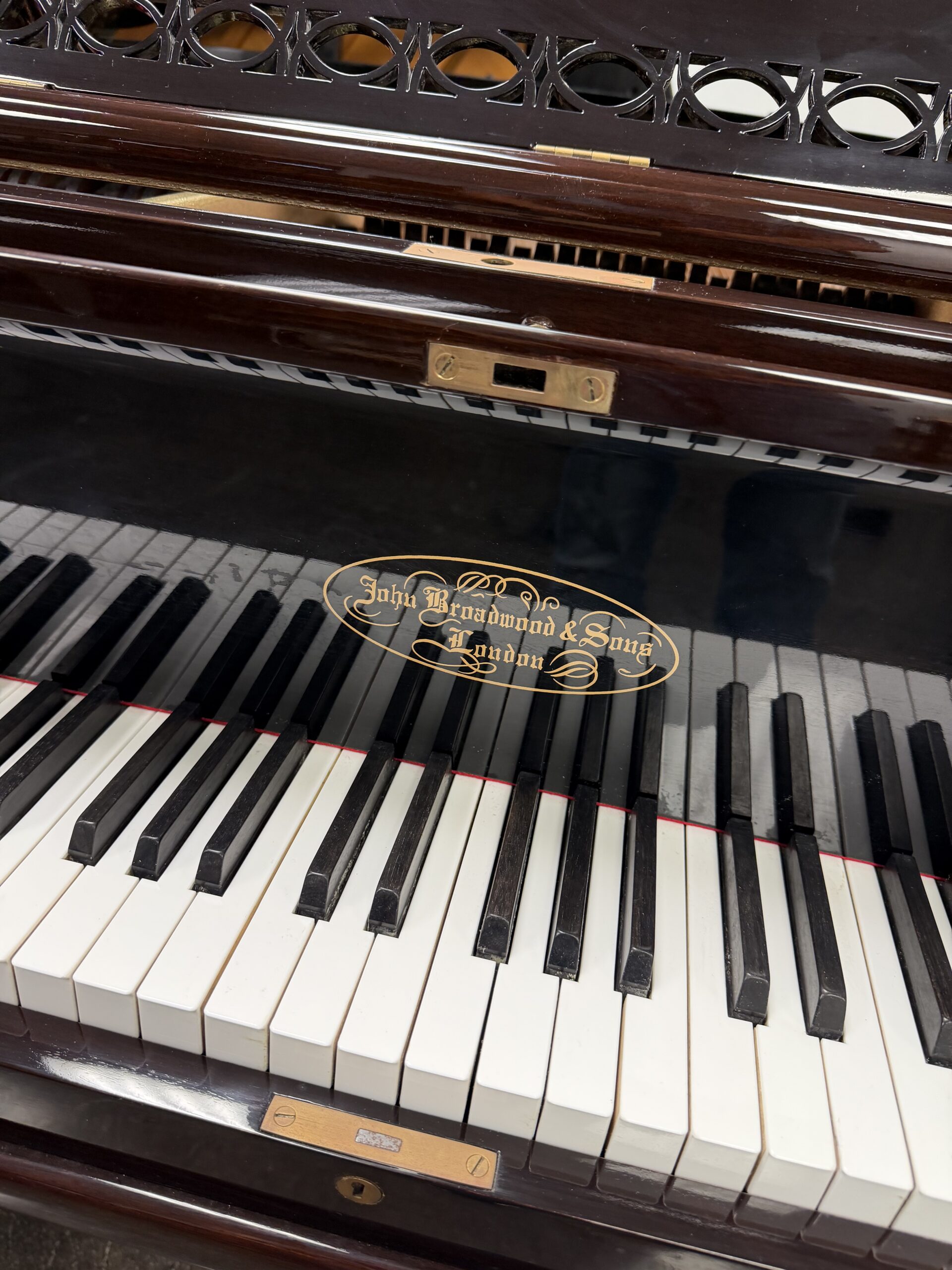 John Broadwood Antique Restored baby grand piano - Image 5